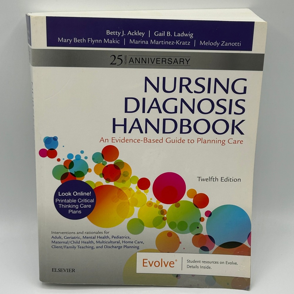Nursing Diagnosis‎ Handbook 12th Edition Ackley Ladwig Guide to Planning Care